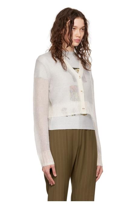 Acne Studios Cropped Cardigan - Off White