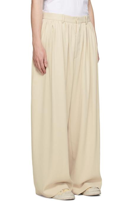 Acne Studios Gathered Trousers - Off-White 