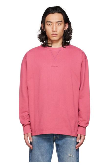 Acne Studios Stamp Sweatshirt - Pink