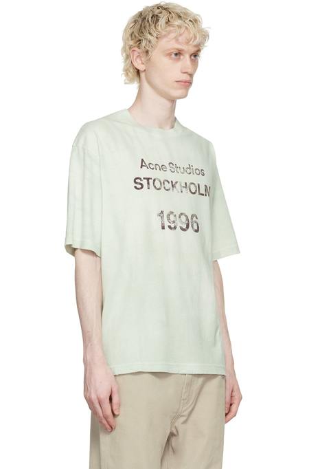 Acne Studios Stamp T-Shirt - Green
