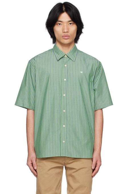 Acne Studios Stripe Shirt - Green