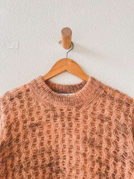 Acne Studios Textured Mohair Sweater - Peach