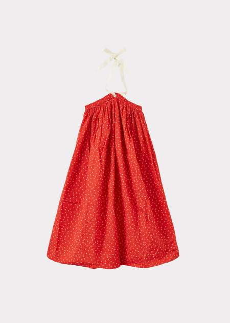 Kids Caramel Agave Dress - Poppy Red