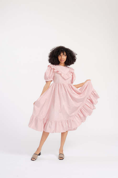 BATSHEVA May Dress - Lupine Pink