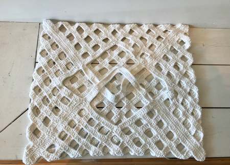 Lauren Manoogian Crochet Grid Bag - Optic White