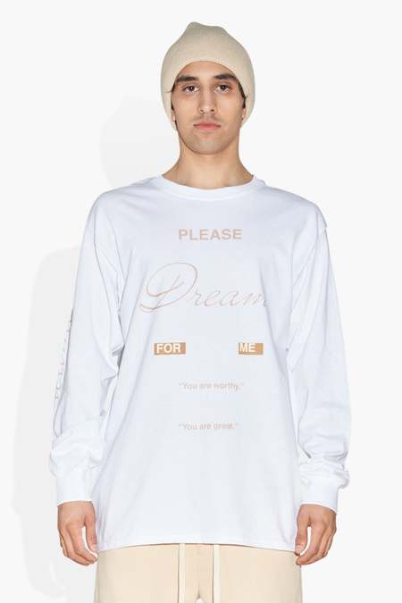 THE CELECT DREAMER LS Tee - WHITE