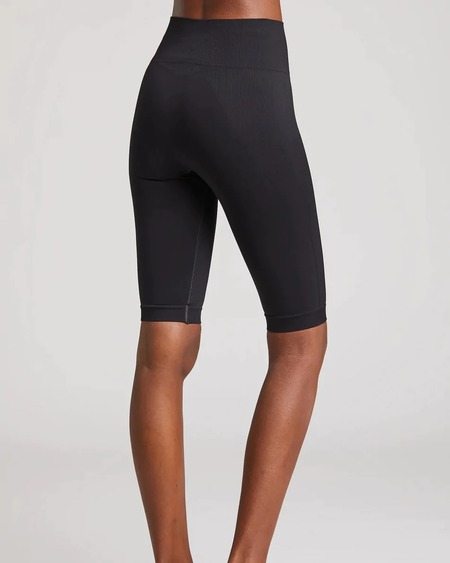 Gai & Lisva Bolette Seamless Biker Shorts - Dark Charcoal