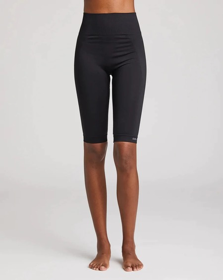 Gai & Lisva Bolette Seamless Biker Shorts - Dark Charcoal