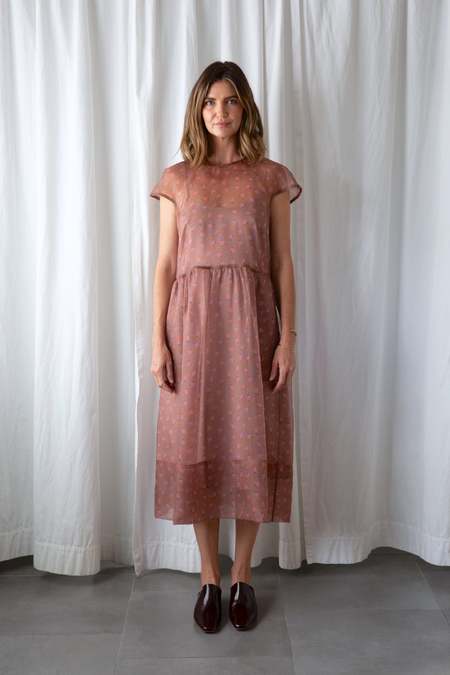 No.6 Mann Dress - Brown/Pink
