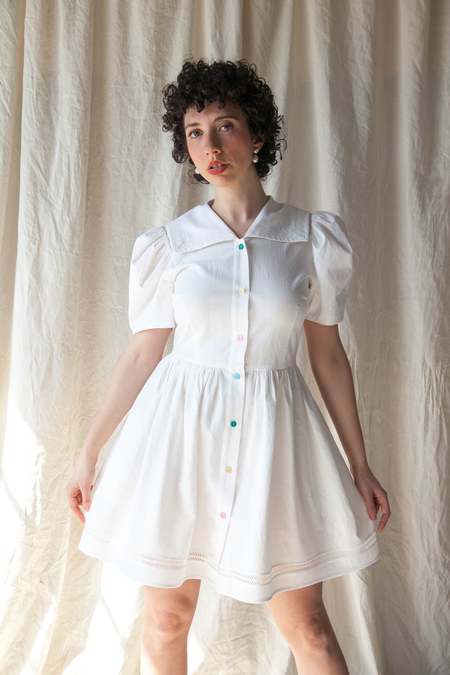 Hannah Isolde Marina Dress - Vanilla