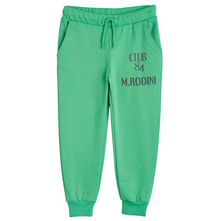 Kids Mini Rodini Pigeons Club 84 Sweatpants - Green
