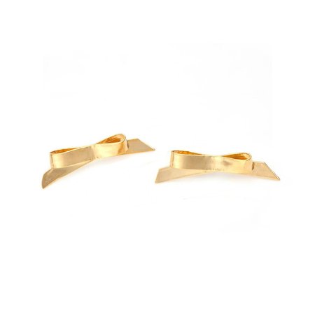 Mirit Weinstock Petit Gold Bows Studs - Gold