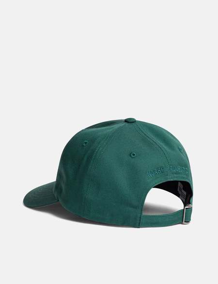 Norse Projects Chainstitch Logo Twill Cap - Dartmouth Green