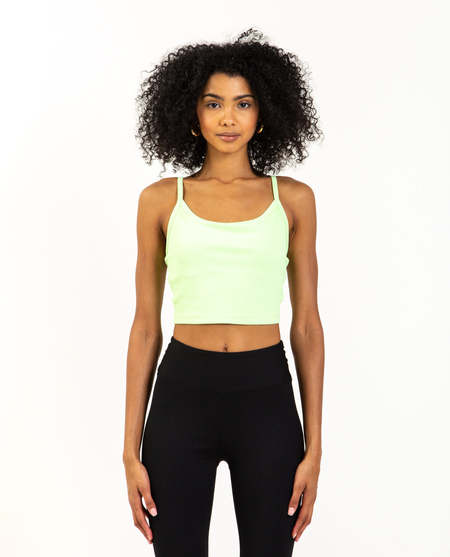 Year of Ours Ribbed Bralette Tank - Pistachio