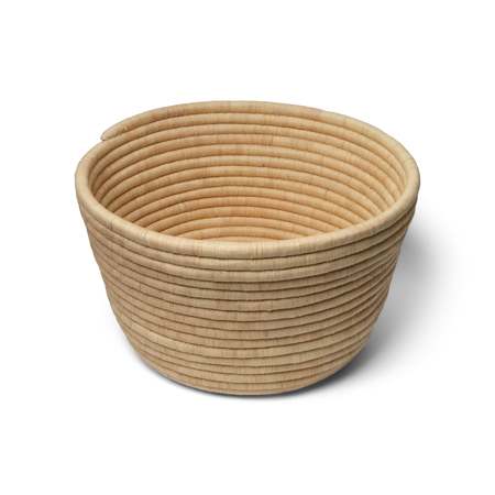 Kasese Round Woven Basket - Natural