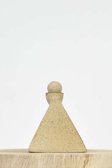 Ruby Bell Ceramics Triangle Bottle - Speckled Clay