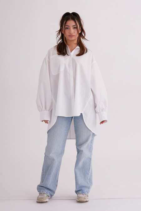 Eliza Faulkner Cotton Venti Shirt - White