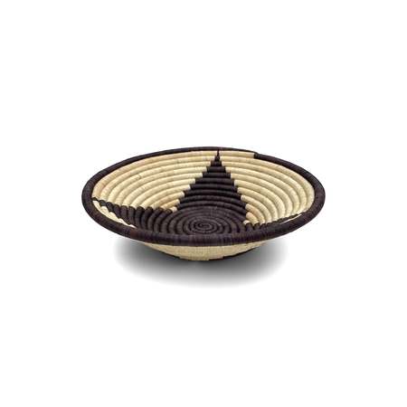 Kasese Wide Woven Bowl - Pointed Star