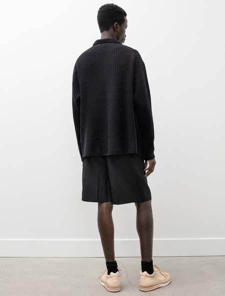 Acne Studios Wool Blend Shorts - Black