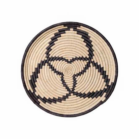 Kasese Woven Basket Tray - Pinwheel