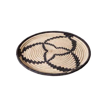 Kasese Woven Basket Tray - Pinwheel