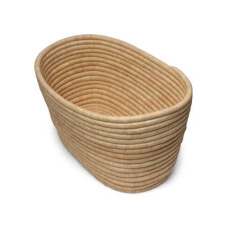 Kasese Woven Oval Basket - Natural