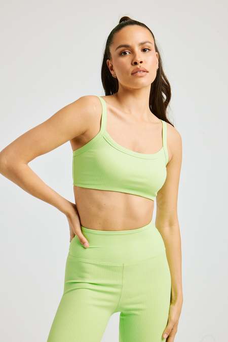 Year of Ours Ribbed Bralette 2.0 - Pistachio
