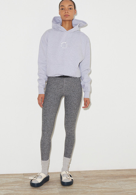 Year of Ours Stretch Skater Legging - Heathered Grey