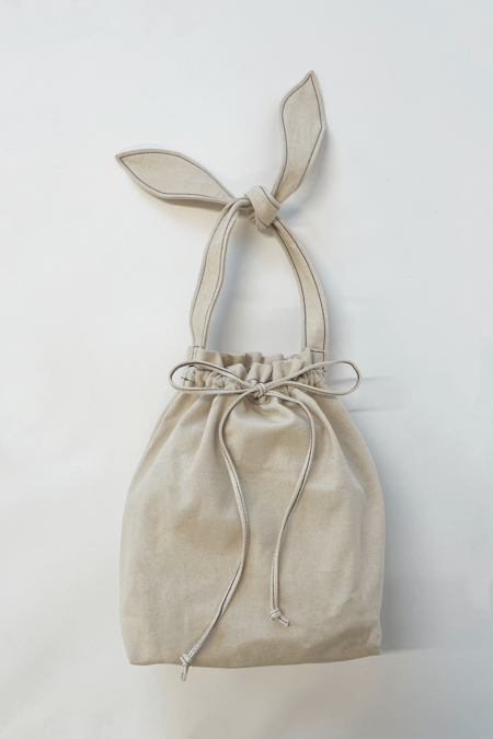 Eliza Faulkner Bunny Tote Bag - Cream Twill