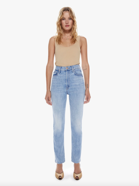Mother Denim High Waisted Rider Ankle - Study Abroad