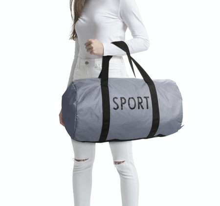UNISEX Design Letters Large Sports Bag